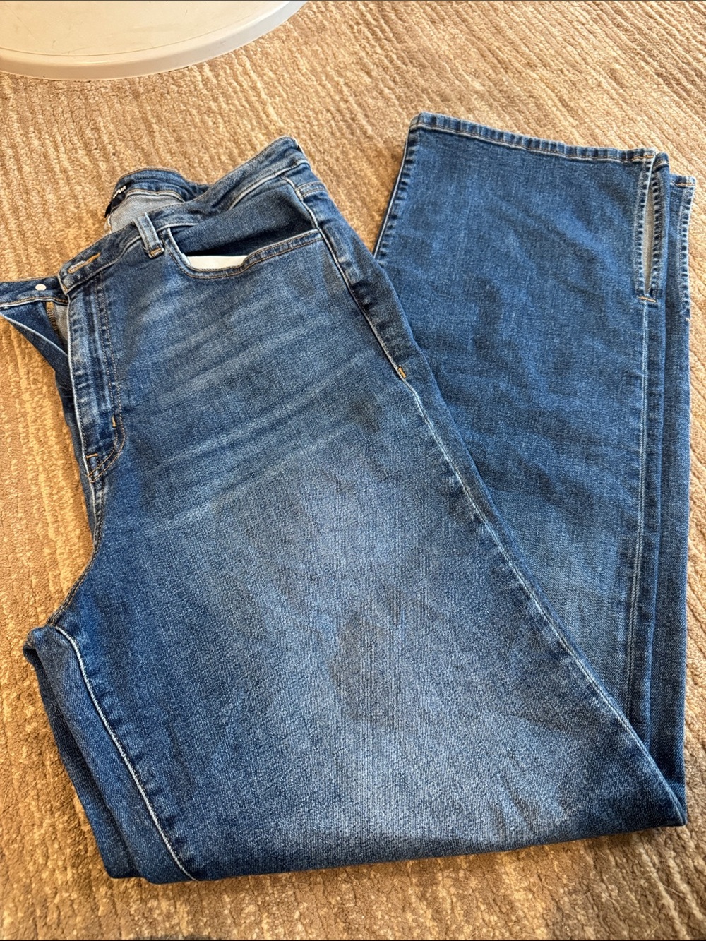 Fashion Nova Medium Blue Women's Straight-Leg Jeans